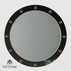 Mirror - Round mirror _Loft concept_ 
