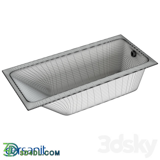 Bathtub - Rectangular bathtub CREA 160x75