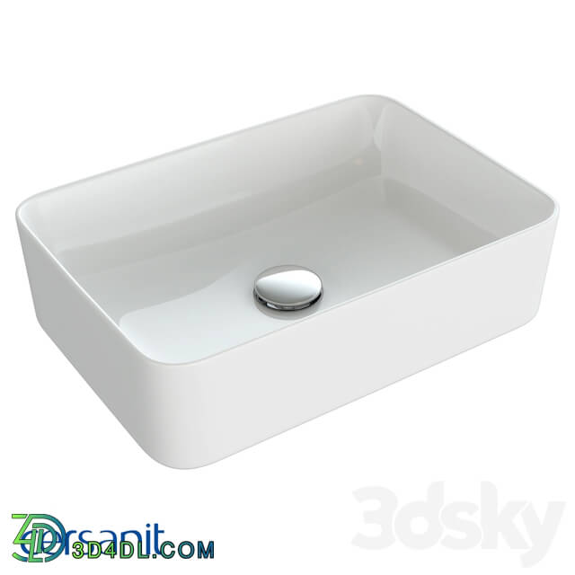 Wash basin - Countertop built-in sink CREA_ 50 white