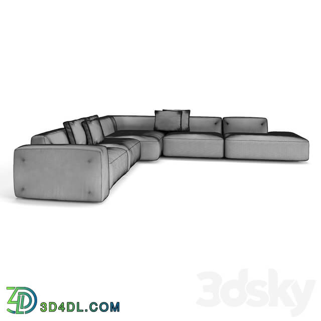 Sofa - Modular sofa Angelo Cappellini Modular