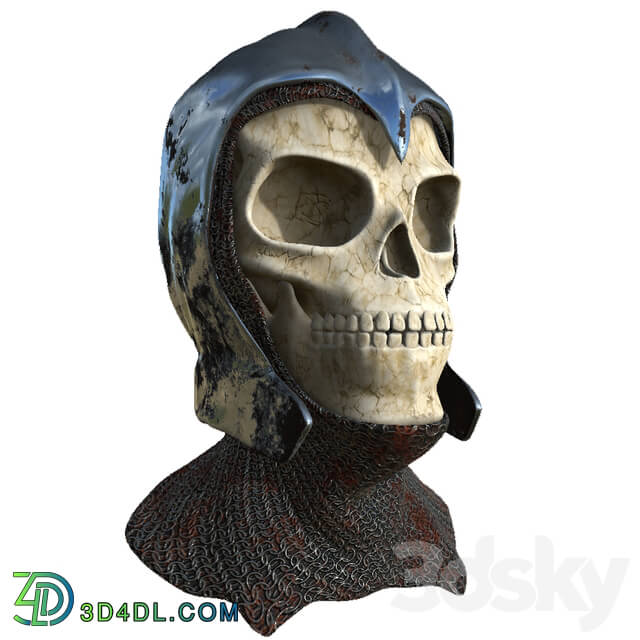 Miscellaneous - Skull in helmet