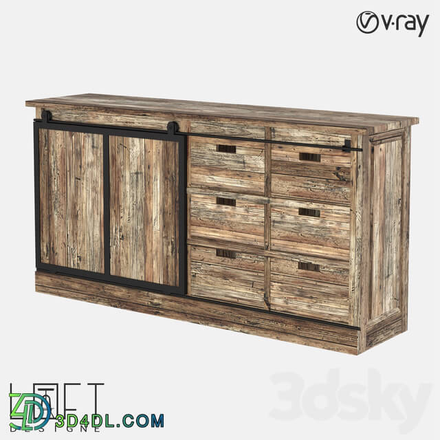 Sideboard _ Chest of drawer - Chest of drawers LoftDesigne 7341 model