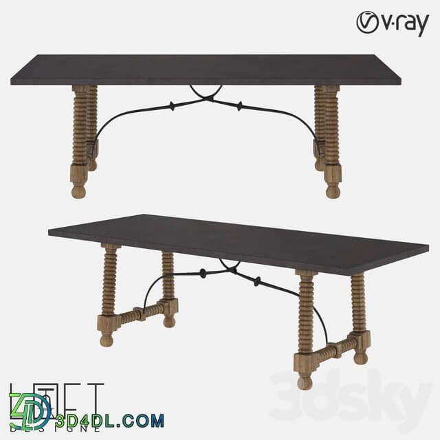 Table - Table LoftDesigne 60403 model