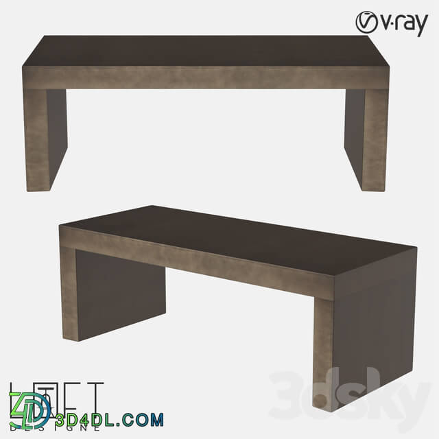 Table - Table LoftDesigne 60413 model