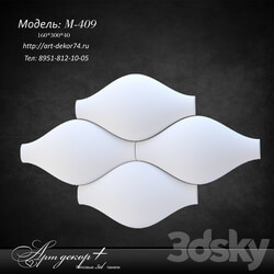 3D panel - Plaster model from Artdekor M-409 