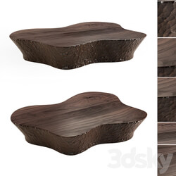 Table - Coffee Table SSU 02 with Hammered Wood 