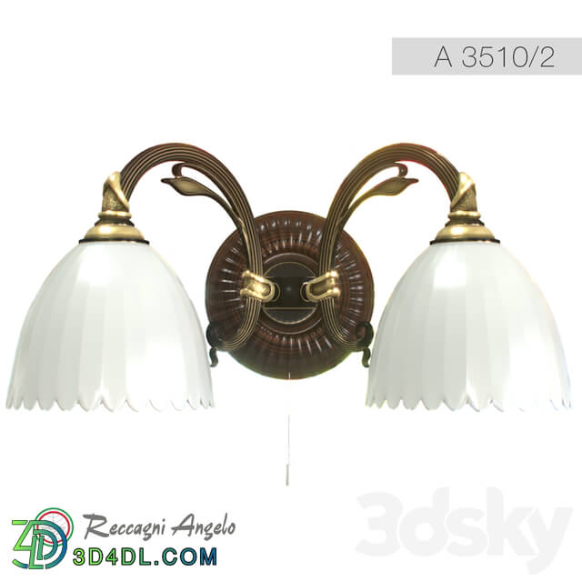Wall light - Lamp_ Sconce Reccagni Angelo A 3510_2