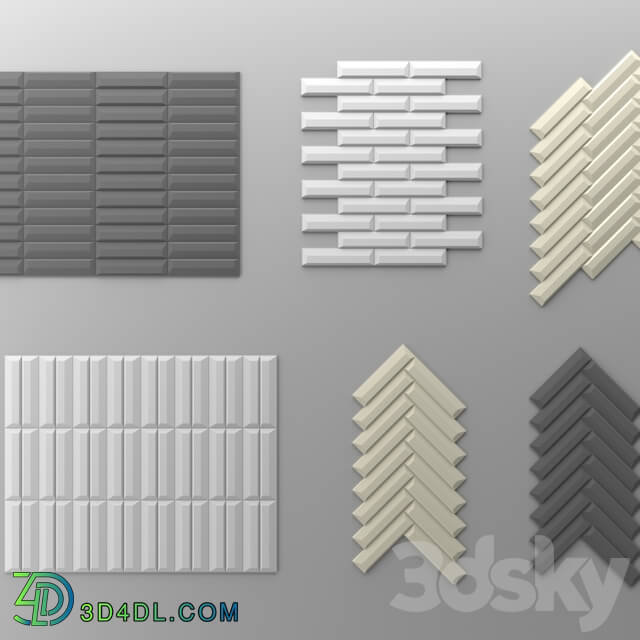 3D panel - 3D wall tile ASHOME _ 26