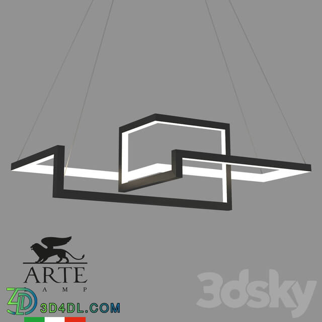 Chandelier - Arte Lamp Mercure A6011 Sp-3 Bk Om