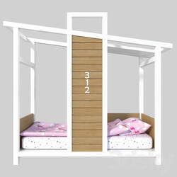 Bed - Tiny House Toddler Bed 