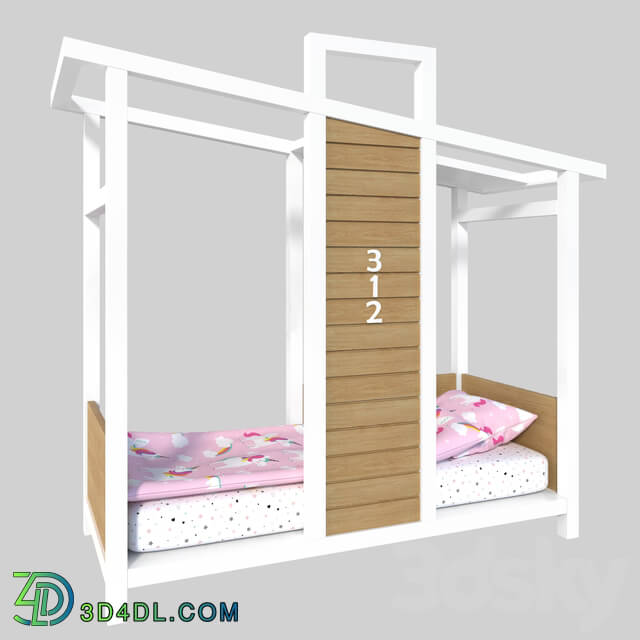 Bed - Tiny House Toddler Bed