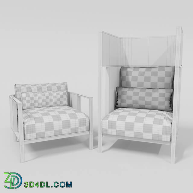 Arm chair - GANDIABLASCO SOLANAS I set armchair