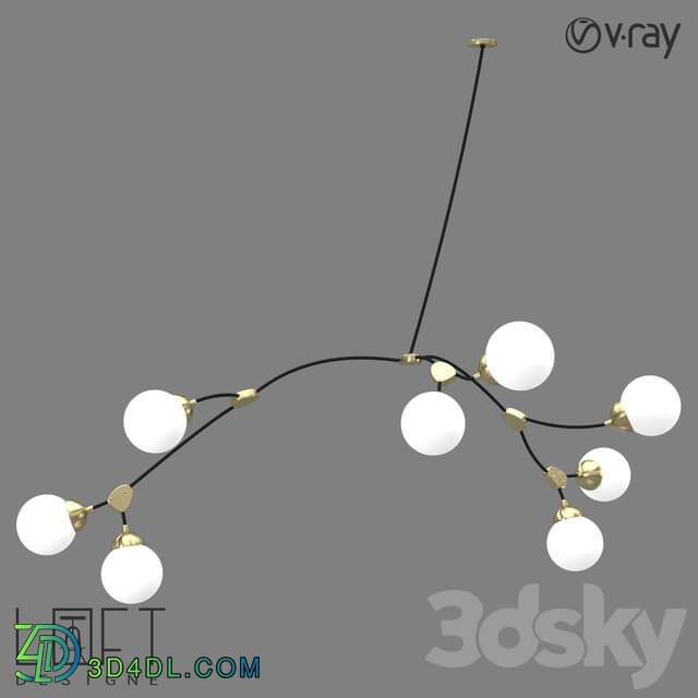 Chandelier - Pendant lamp LoftDesigne 7963 model