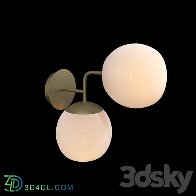 Wall light - Wall lamp Maytoni Erich MOD221-WL-02-G