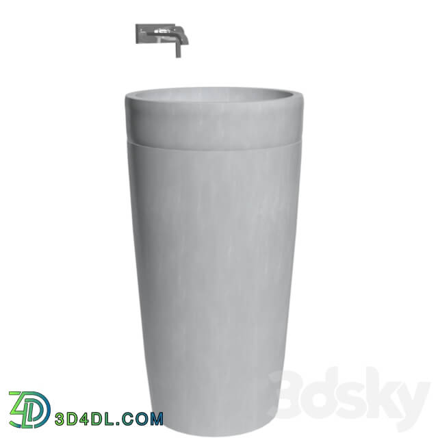 Wash basin - Concrete sink _Chashishte_