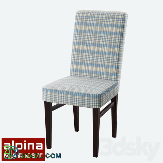 Chair - Chair soft Zanna dark walnut ALP _ ST-112_ Walles