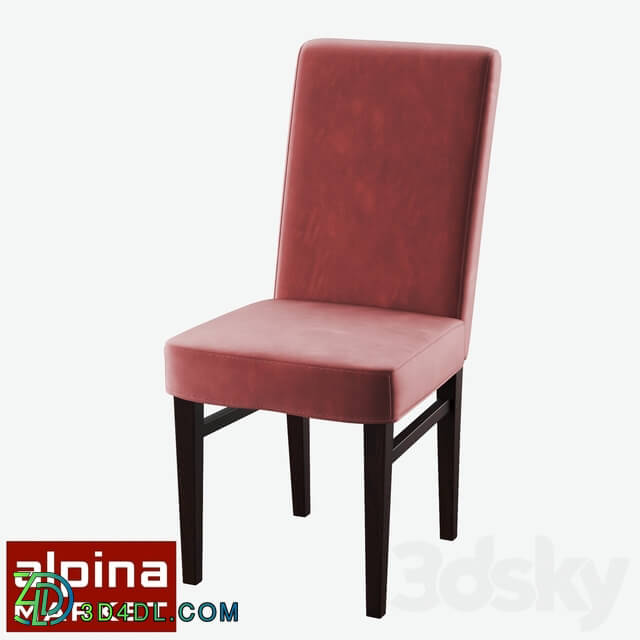Chair - Soft chair Zanna dark walnut ALP _ ST-112 _ Premier_13