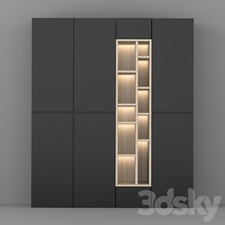 Wardrobe _ Display cabinets - Shelf_desing_000 