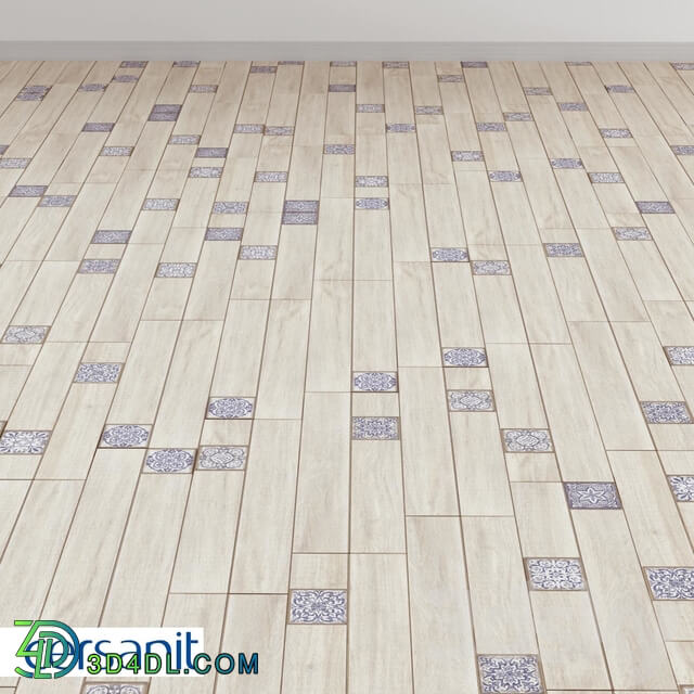 Tile - Porcelain tile Ornamentwood_ 18.5x59.8