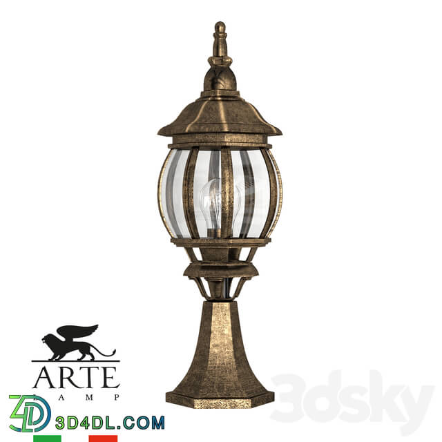Street lighting - ARTE Lamp ATLANTA A1044FN-1BN OM