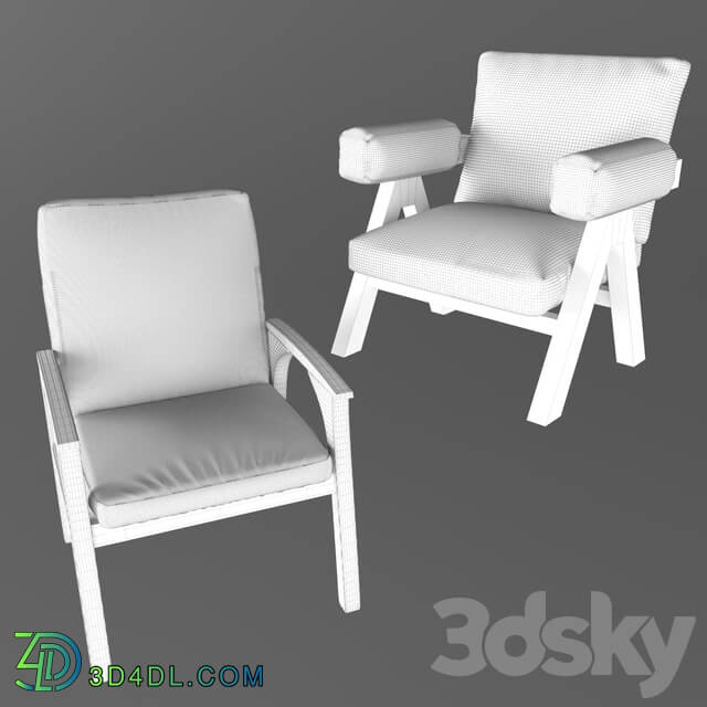 Arm chair - chair _ pack 1