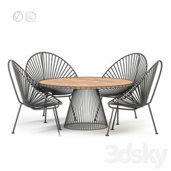Table _ Chair - Exterior furniture set 