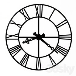 Watches _ Clocks - Metal wall clock 