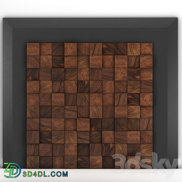 Other decorative objects - Decor panel _Wood Wall_