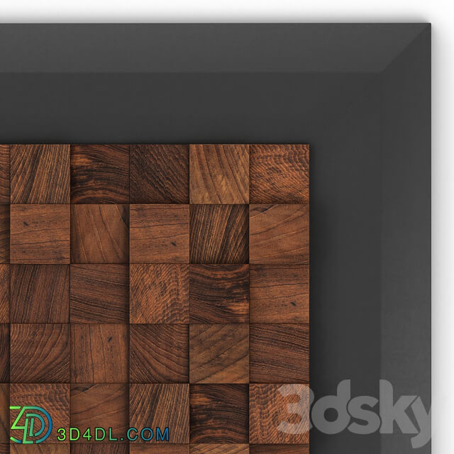 Other decorative objects - Decor panel _Wood Wall_