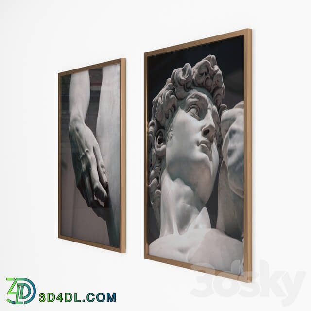 Frame - Gold art frame - David