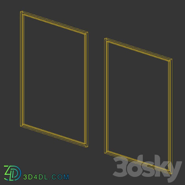 Frame - Gold art frame - David