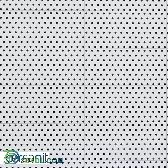 Tile - Wall insert Cersanit Evolution black and white 20x44 EV2G441