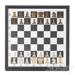 Other decorative objects - Magnetic chessboard on the wall 