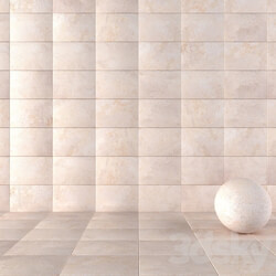 Stone Wall Tiles Mardin Cream Set 1 