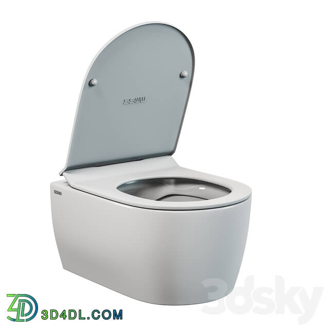 Toilet and Bidet - SSWW NC2038 wall-hung toilet