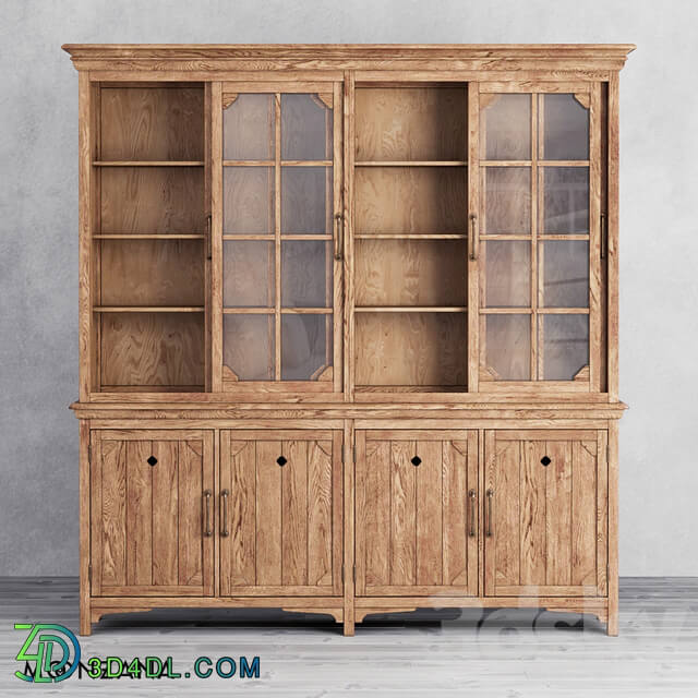 Wardrobe _ Display cabinets - OM Library Resident 4 sections Moonzana