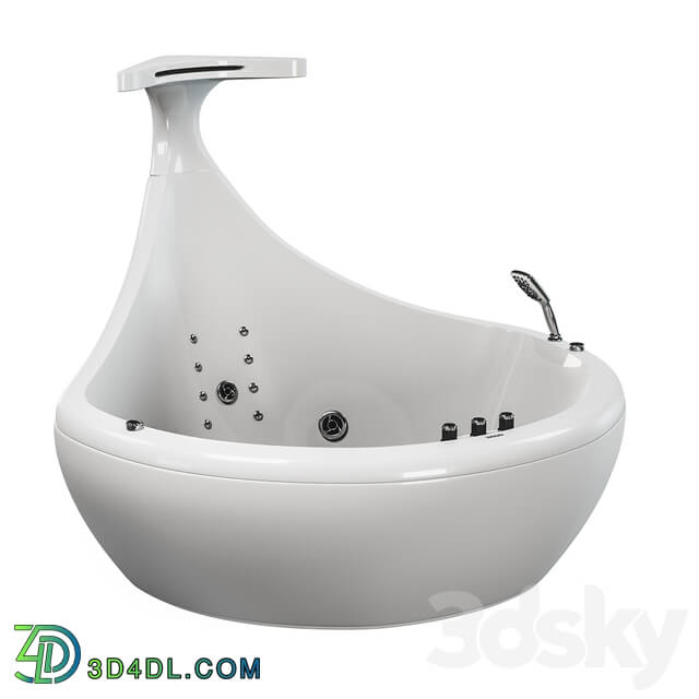 Bathtub - SSWW WHALE acrylic whirlpool bathtub