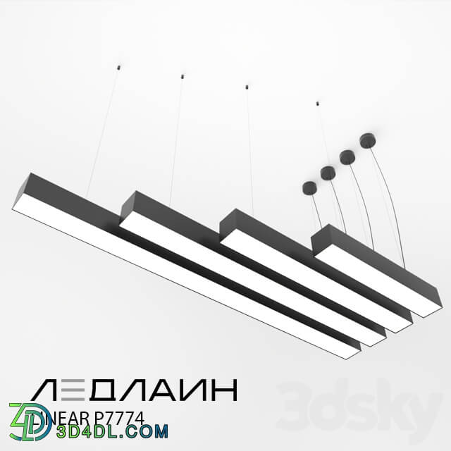 Technical lighting - Pendant Lamp Linear P7774 _ Ledline