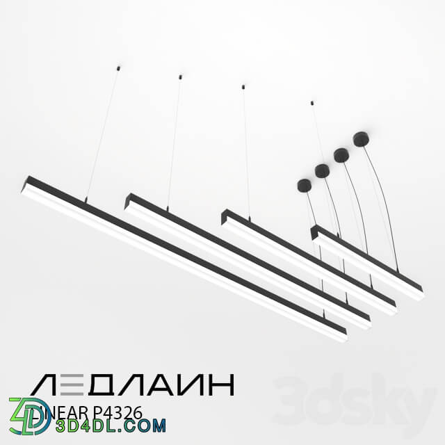 Technical lighting - Pendant Lamp Linear P4326 _ Ledline