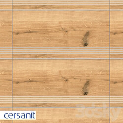 Tile - Step Cersanit Woodhouse Brown 29.7x59.8 WS4O116 
