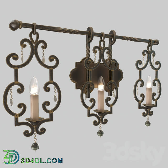 Wall light - Kalco Vintage Iron ADA Wall Sconce Wall Light