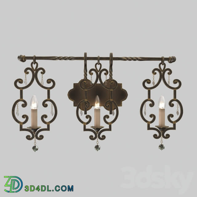 Wall light - Kalco Vintage Iron ADA Wall Sconce Wall Light