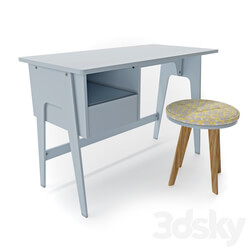 Table _ Chair - Writing desk in vintage retro style Adil from Laredoute. 