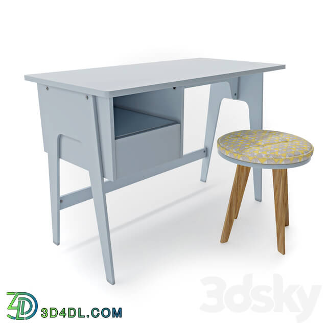 Table _ Chair - Writing desk in vintage retro style Adil from Laredoute.