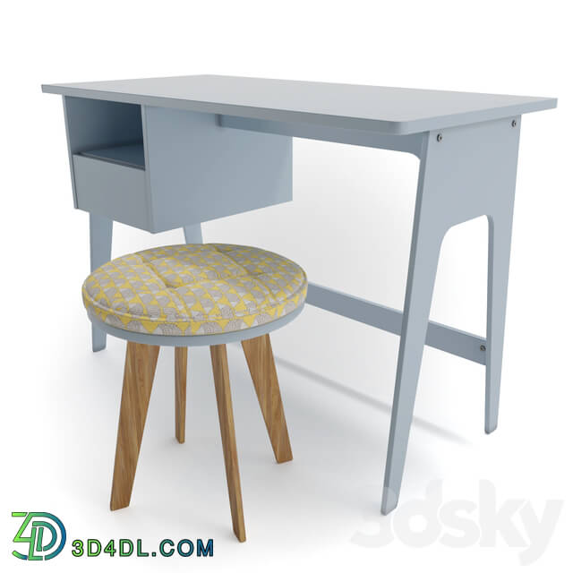 Table _ Chair - Writing desk in vintage retro style Adil from Laredoute.