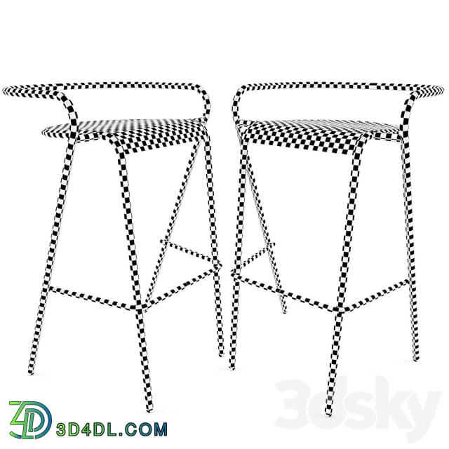 Chair - 5008 B - Stool chair By Adico