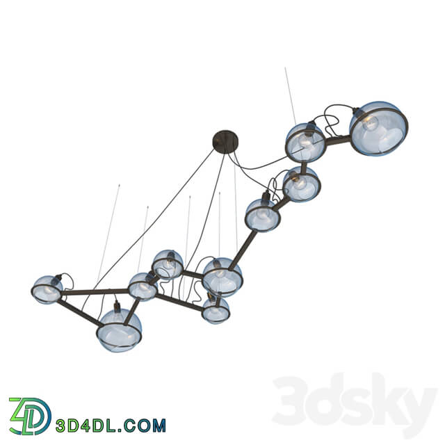 Chandelier - Chandelier _Cetus_ _Constellation of Whale_ art. 20924 by Pikartlights _ Let__39_s Design