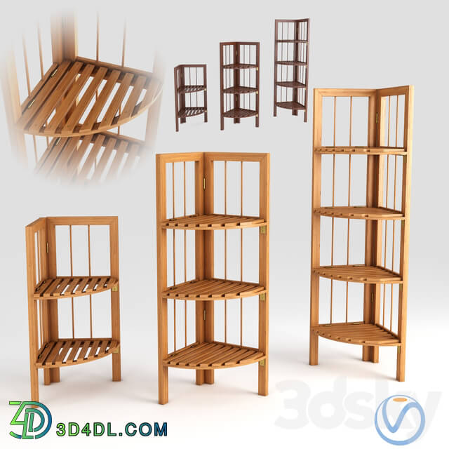 Other - Luxury Wooden Corner Shelf Standing