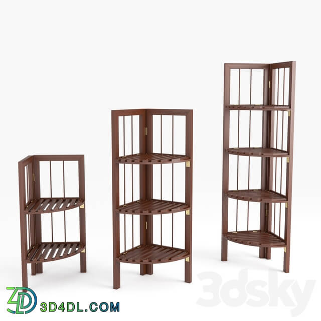 Other - Luxury Wooden Corner Shelf Standing