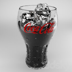 Food and drinks - Glass Cup of Coca Cola 